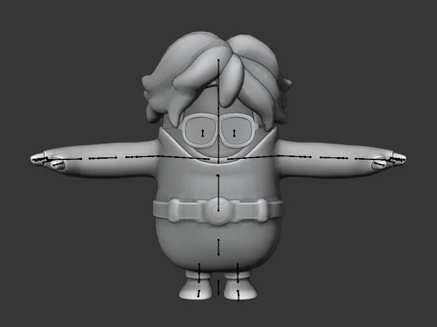 Firebrand Fall Guy - Fortnite 3D Model