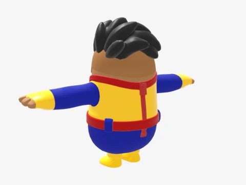 Wanderlust Fall Guy - Fortnite 3D Model