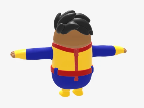 Wanderlust Fall Guy - Fortnite 3D Model