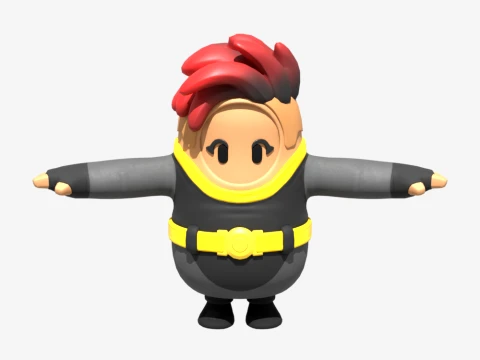 Polarity Fall Guy - Fortnite 3D Model