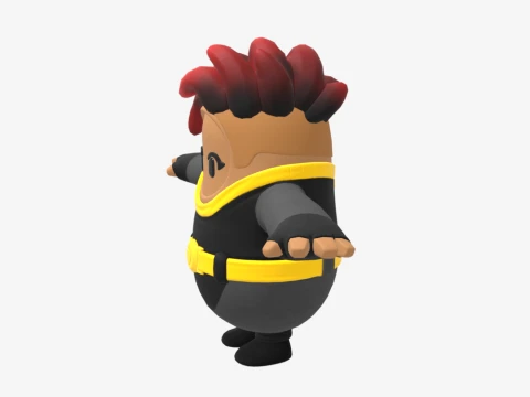 Polarity Fall Guy - Fortnite 3D Model