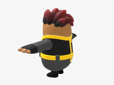 Polarity Fall Guy - Fortnite 3D Model