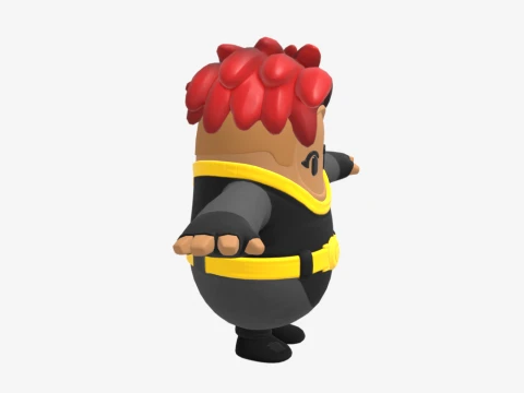 Polarity Fall Guy - Fortnite 3D Model