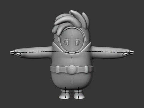 Polarity Fall Guy - Fortnite 3D Model