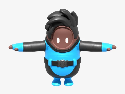 The Mighty Volt Fall Guy - Fortnite 3D Model