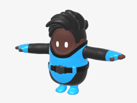 The Mighty Volt Fall Guy - Fortnite 3D Model