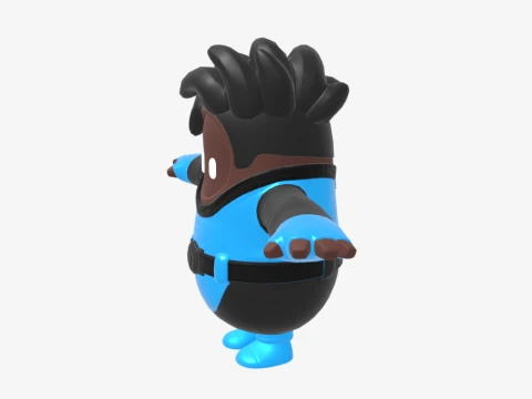 The Mighty Volt Fall Guy - Fortnite 3D Model