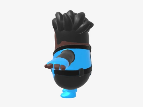 The Mighty Volt Fall Guy - Fortnite 3D Model