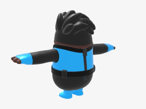 The Mighty Volt Fall Guy - Fortnite 3D Model
