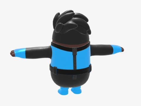The Mighty Volt Fall Guy - Fortnite 3D Model