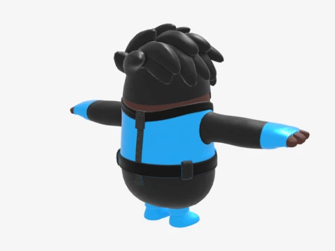 The Mighty Volt Fall Guy - Fortnite 3D Model