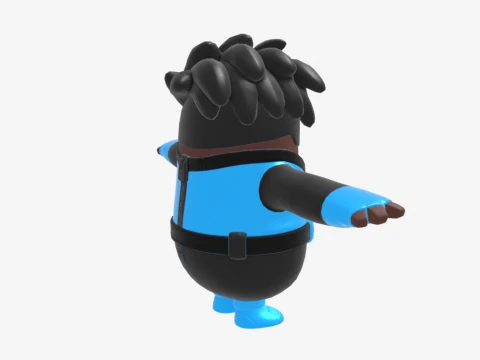 The Mighty Volt Fall Guy - Fortnite 3D Model