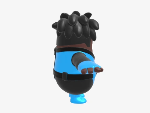 The Mighty Volt Fall Guy - Fortnite 3D Model