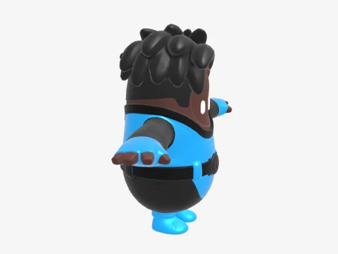 The Mighty Volt Fall Guy - Fortnite 3D Model