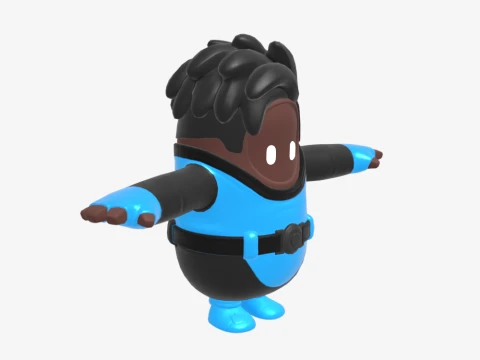 The Mighty Volt Fall Guy - Fortnite 3D Model