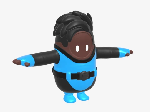 The Mighty Volt Fall Guy - Fortnite 3D Model