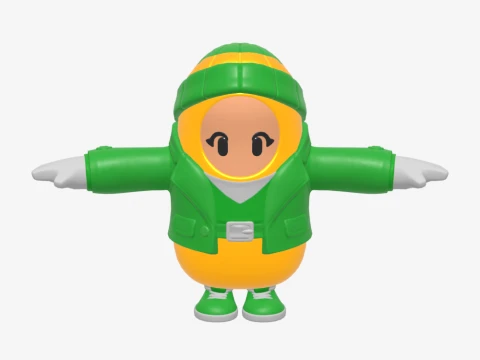 Snowbell Fall Guy - Fortnite 3D Model