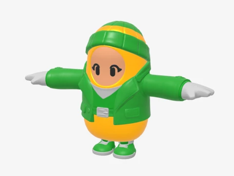 Snowbell Fall Guy - Fortnite 3D Model