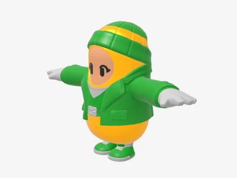 Snowbell Fall Guy - Fortnite 3D Model
