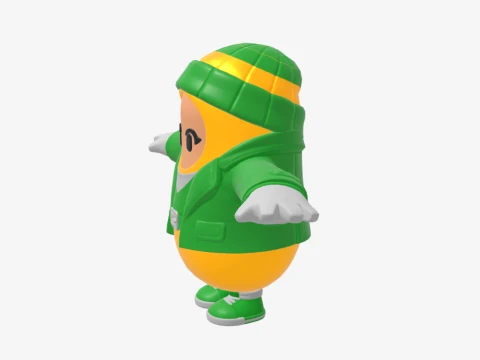 Snowbell Fall Guy - Fortnite 3D Model
