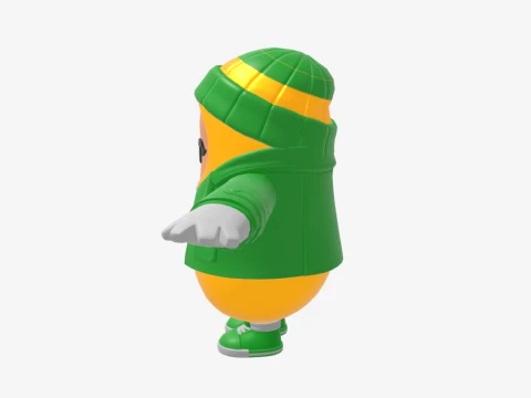 Snowbell Fall Guy - Fortnite 3D Model