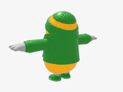 Snowbell Fall Guy - Fortnite 3D Model