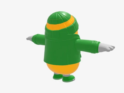 Snowbell Fall Guy - Fortnite 3D Model
