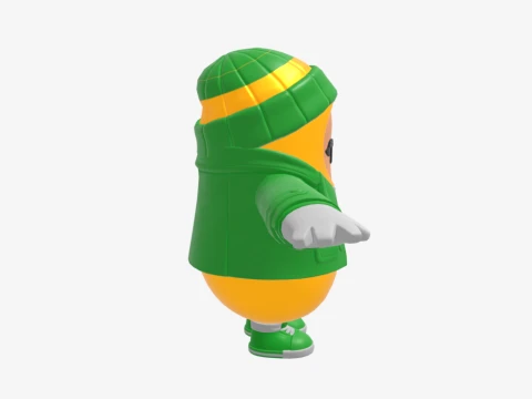 Snowbell Fall Guy - Fortnite 3D Model