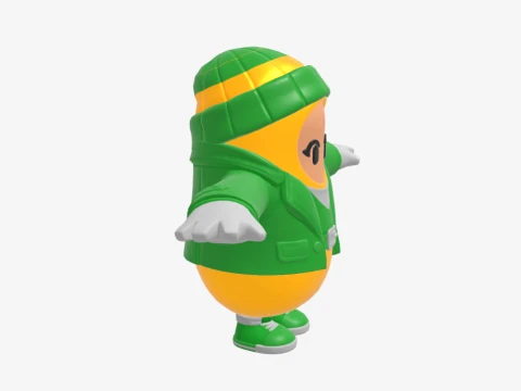 Snowbell Fall Guy - Fortnite 3D Model