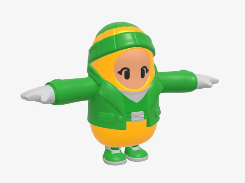 Snowbell Fall Guy - Fortnite 3D Model