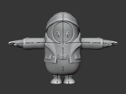 Snowbell Fall Guy - Fortnite 3D Model
