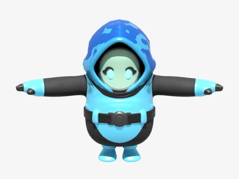 Eternal Wanderer Fall Guy - Fortnite 3D Model