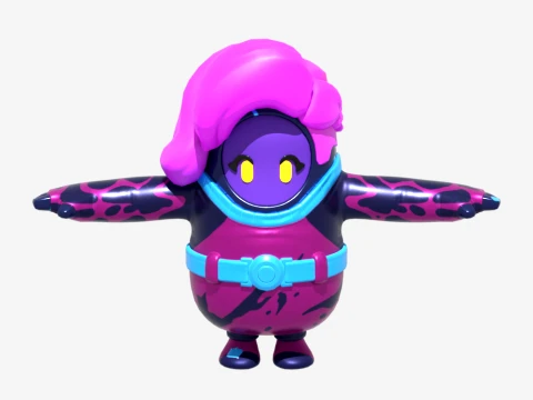 Galaxia Fall Guy - Fortnite 3D Model