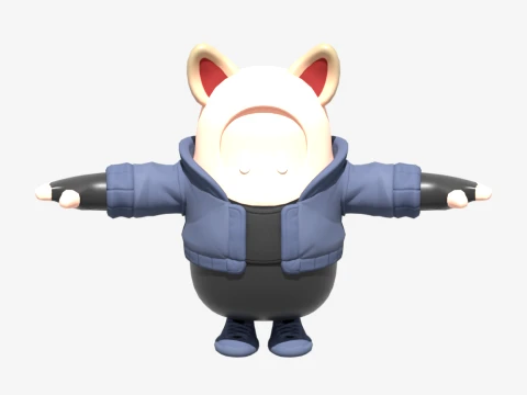 Nitehare Fall Guy - Fortnite 3D Model