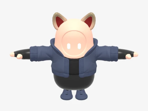 Nitehare Fall Guy - Fortnite 3D Model