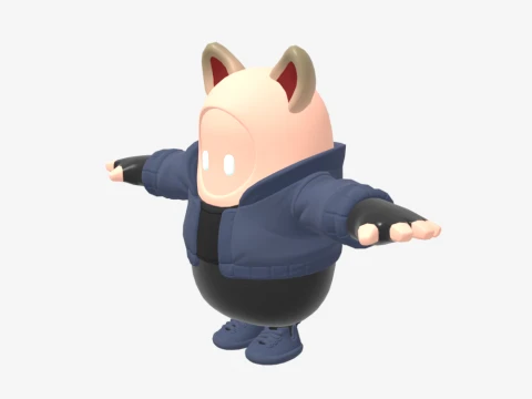 Nitehare Fall Guy - Fortnite 3D Model