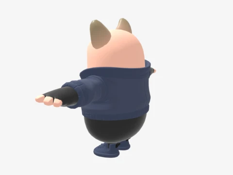 Nitehare Fall Guy - Fortnite 3D Model