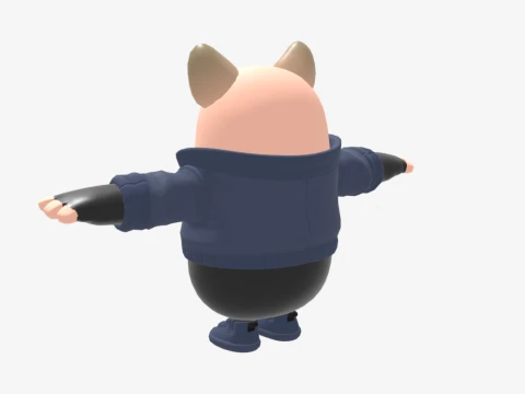 Nitehare Fall Guy - Fortnite 3D Model