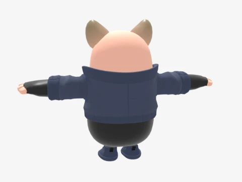 Nitehare Fall Guy - Fortnite 3D Model