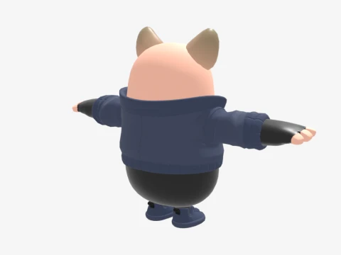 Nitehare Fall Guy - Fortnite 3D Model