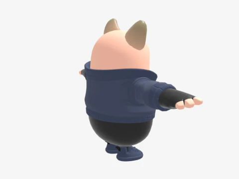 Nitehare Fall Guy - Fortnite 3D Model
