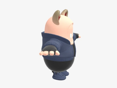 Nitehare Fall Guy - Fortnite 3D Model