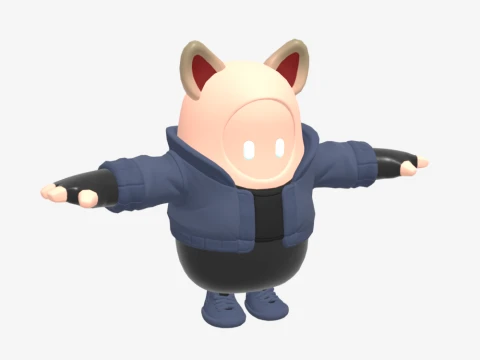Nitehare Fall Guy - Fortnite 3D Model