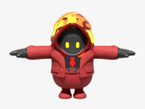 Inferno Fall Guy - Fortnite 3D Model