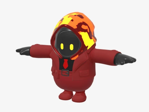 Inferno Fall Guy - Fortnite 3D Model