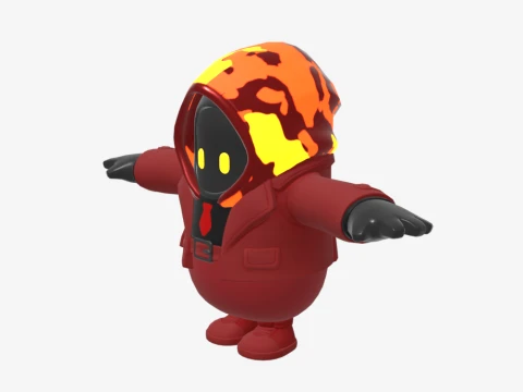 Inferno Fall Guy - Fortnite 3D Model