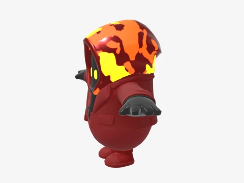Inferno Fall Guy - Fortnite 3D Model