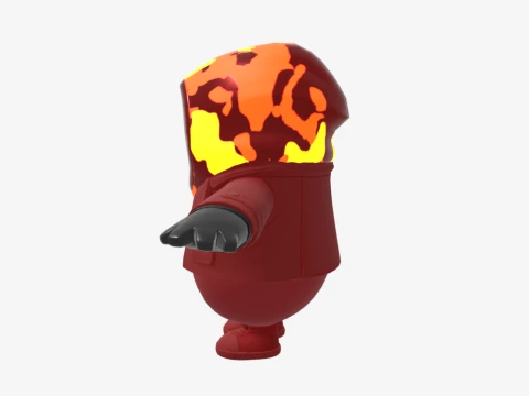 Inferno Fall Guy - Fortnite 3D Model