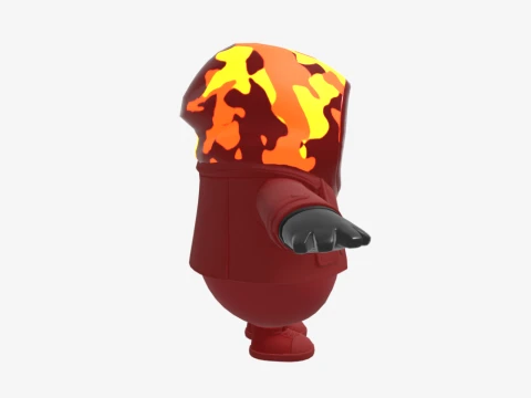 Inferno Fall Guy - Fortnite 3D Model