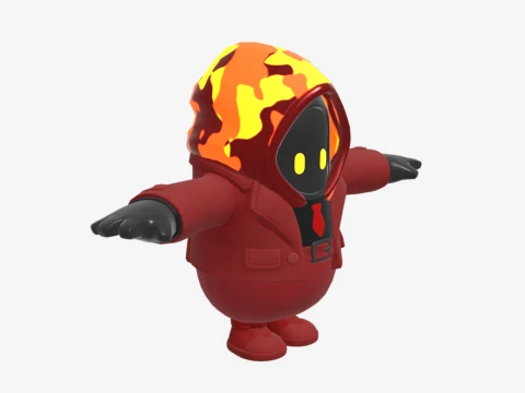 Inferno Fall Guy - Fortnite 3D Model